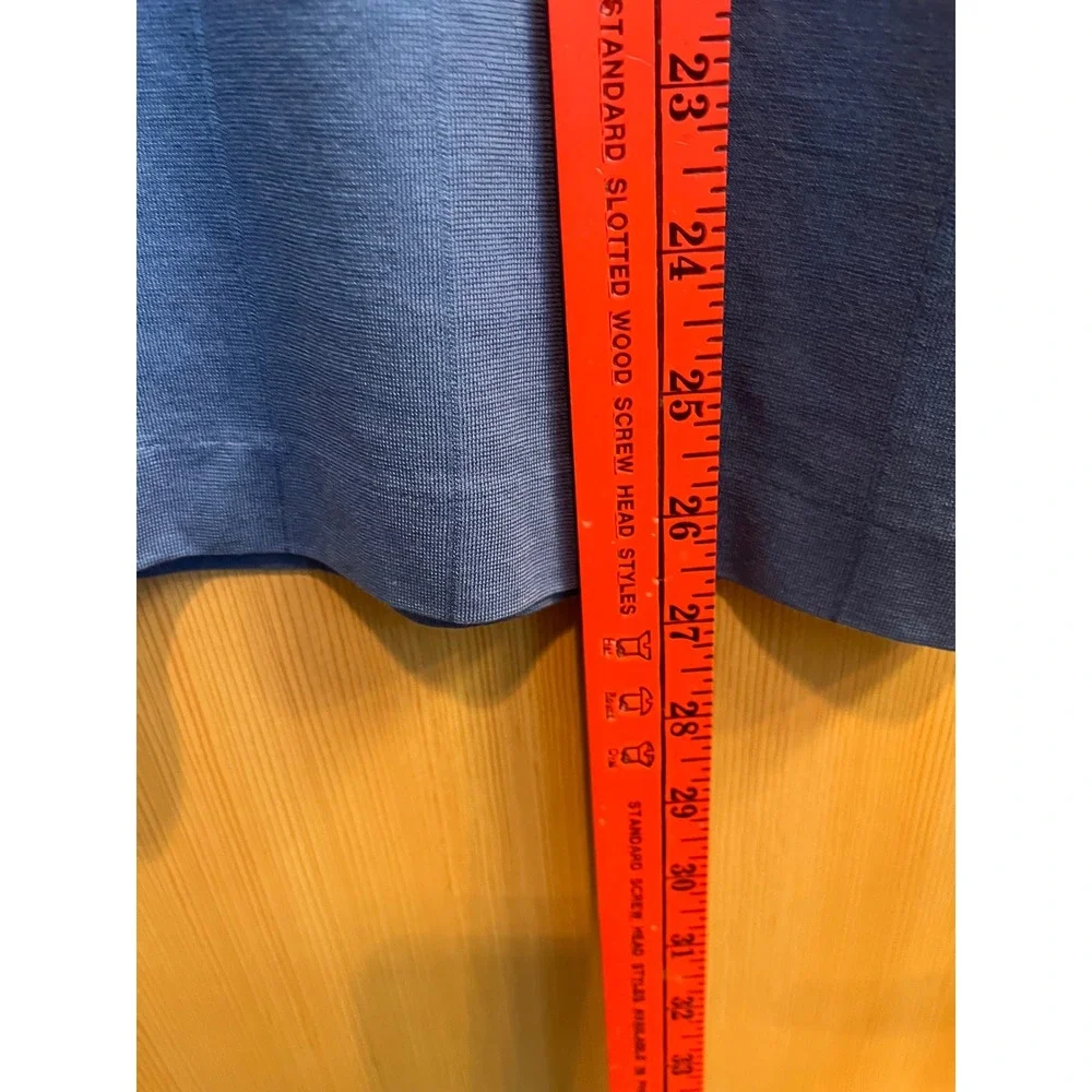 Cotton Mist Polo Shirt Mens Medium Blue Short Sleeve Vertical Stripe Pocket